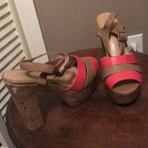 💕💕LAUREN CONRAD Cork Platforms 💕💕